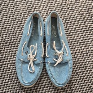 Sperry Top Sider Blue Boat Shoes, 11.5 Mens, GUC, Nautical Chic, Non Marking
